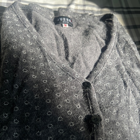 Guess Charcoal Floral Women's cardigan - Picture 7 of 7